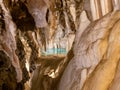 View of the Gruta de las Maravillas Cave in Aracena Royalty Free Stock Photo