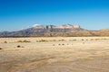 View of the Guadalupe Mountains and Salt Flats