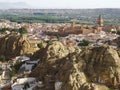 View of Guadix. Spain. Royalty Free Stock Photo