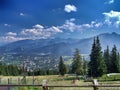 View from GubaÃâÃÂ³wka hill in Zakopane in Poland