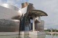 View of The Guggenheim Museum in Bilbao, Biscay, Basque Country, Royalty Free Stock Photo