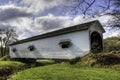 View of Guilford Covered Bridge in Indiana, United States Royalty Free Stock Photo