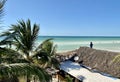 View of the Gulf of Mexico from a rooftop Royalty Free Stock Photo