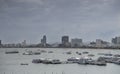 View of the Gulf of Siam and the city of Pattaya.Thailand - September 07, 2019