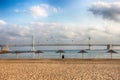 View of Gwangalli Beach, Busan, south Korea, Asia Royalty Free Stock Photo