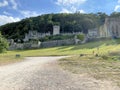 A view of Gwrych Castle in North Wales