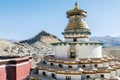 Gyantse Kumbum nine-tiered stupa, Gyantse, Tibet Royalty Free Stock Photo