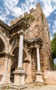 View of Hadrian Gate in Antalya, Turkey Royalty Free Stock Photo