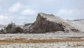 View of Hadrians Wall at Cawfield Crag and Quarry.