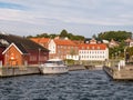 View of Hadsund along Mariager Fjord, Himmerland, Nordjylland, Denmark