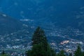 View from Hafling to Meran, South Tyrol