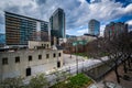 View of Hagerman Street and buildings in downtown Toronto, Ontario. Royalty Free Stock Photo