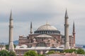 View of Hagia Sophia, Aya Sofya, Istanbul, Turkey. Royalty Free Stock Photo