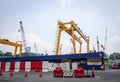 View of the Haiphong Port in Haiphong, Vietnam