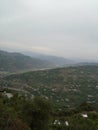 View of hajira, kashmir valley view, evening view, Royalty Free Stock Photo