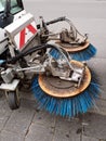 View of hako gutter brooms road sweeper brushes