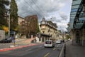 View of the Haldenstrasse Street in the district Halde-Luetzelmatt. Town of Luzern, canton of Luzern, Switzerland