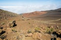 View of the Haleakala crater