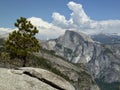 View of Half Dome in Yosemite National Park Royalty Free Stock Photo