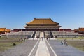 View of the Hall of Supreme Harmony in the Forbidden City, Beijing, China.