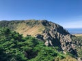 View from Hallasan volcano. Jeju island, South Korea