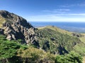 View from Hallasan volcano. Jeju island, South Korea