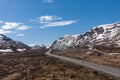 View of the Hallingskarvet National Park Norway, Scandinavia, Europe Royalty Free Stock Photo