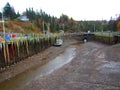 Hall`s harbour Nova Scotia at low tide