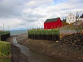 Hall`s harbour Nova Scotia at low tide