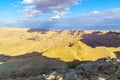 View of HaMakhtesh HaKatan small crater