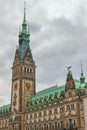 View of the Hamburg City Hall Royalty Free Stock Photo