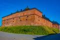 View of Hame castle in Finnish town Hameenlinna