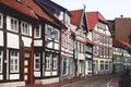 View of Hameln old town with market square and traditional german houses, Lower Saxony, Germany Royalty Free Stock Photo