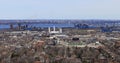 View of the Hamilton harbour from the Niagara escarpment Royalty Free Stock Photo