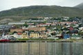 View of Hammerfest City, Norway Royalty Free Stock Photo