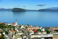 View of Hammerfest City, Norway Royalty Free Stock Photo