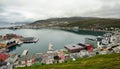 View of Hammerfest City, Norway Royalty Free Stock Photo