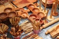 View handmade wooden kitchen utensils