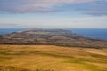 View of Hanga Roa town from Mauna Tere vaka Volcano in Easter island