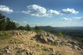 View of Hanging Hills from cliffs of Ragged Mountain, Berlin, Connecticut.