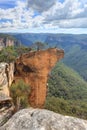 View of Hanging Rock Blue Mountains NSW Australia Royalty Free Stock Photo