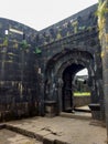 View of hanuma darvaja-gate from lohgad fort, lonavala, maharashtra Royalty Free Stock Photo