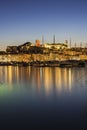 View on the harbor in Cannes on French Riviera Royalty Free Stock Photo