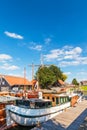 View at the harbor of the Dutch city of Harderwijk