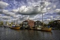 Harbor of Elburg Royalty Free Stock Photo