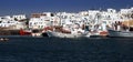 View of the harbor of Naoussa