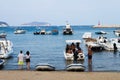 Ponza Island, the largest island of the Italian Pontine Islands archipelago