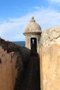 View from the harbor in San Juan,  Puerto Rico Royalty Free Stock Photo