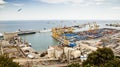 View of harbour in Barcelona Royalty Free Stock Photo