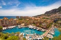 View of the harbour of Fontvieille, Monaco